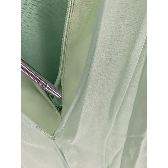 Vintage NEIMAN MARCUS Hand Beaded Maxi Dress Green NOS - Picture 9 of 11